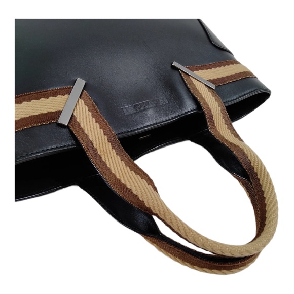 Gucci Tote Bag  Black Leather #1200 - Picture 4 of 9